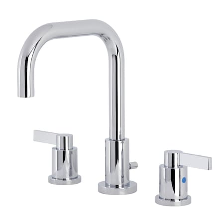 FSC8931NDL NuvoFusion Widespread Bathroom Faucet W/ Brass Pop-Up, Chrm